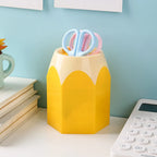 Cute Pencil Holder Desk Organizer Stationery Storage Box   Large Mouth Pen Holder Makeup Brush Organizer Box Office Accessories