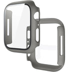 Tempered Glass+Cover For Apple Watch 11 10 9 8 7 46mm 42mm PC Bumper Screen Protector Case iWatch Series 7 6 5 4 SE3 44 40 45mm