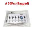 Auto Fastener Clip Mixed Car Body Push Retainer Pin Rivet Bumper Door Trim Panel Fastener Kit Car Clip 100/50 Box /Bag packaging