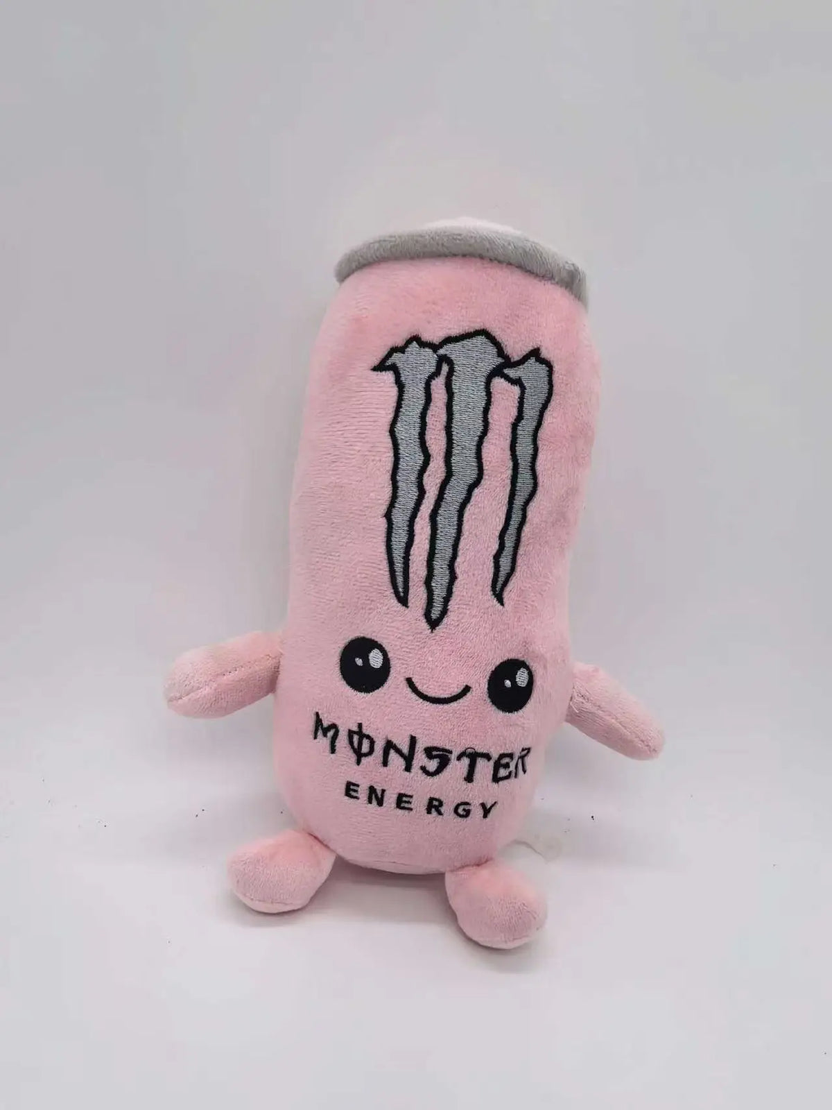 Zero Sugar White Monster Energy Drink Plush Toy Simulation Can Stuffed Ornament Doll Cute Soft Figure Decor Gift for Friend