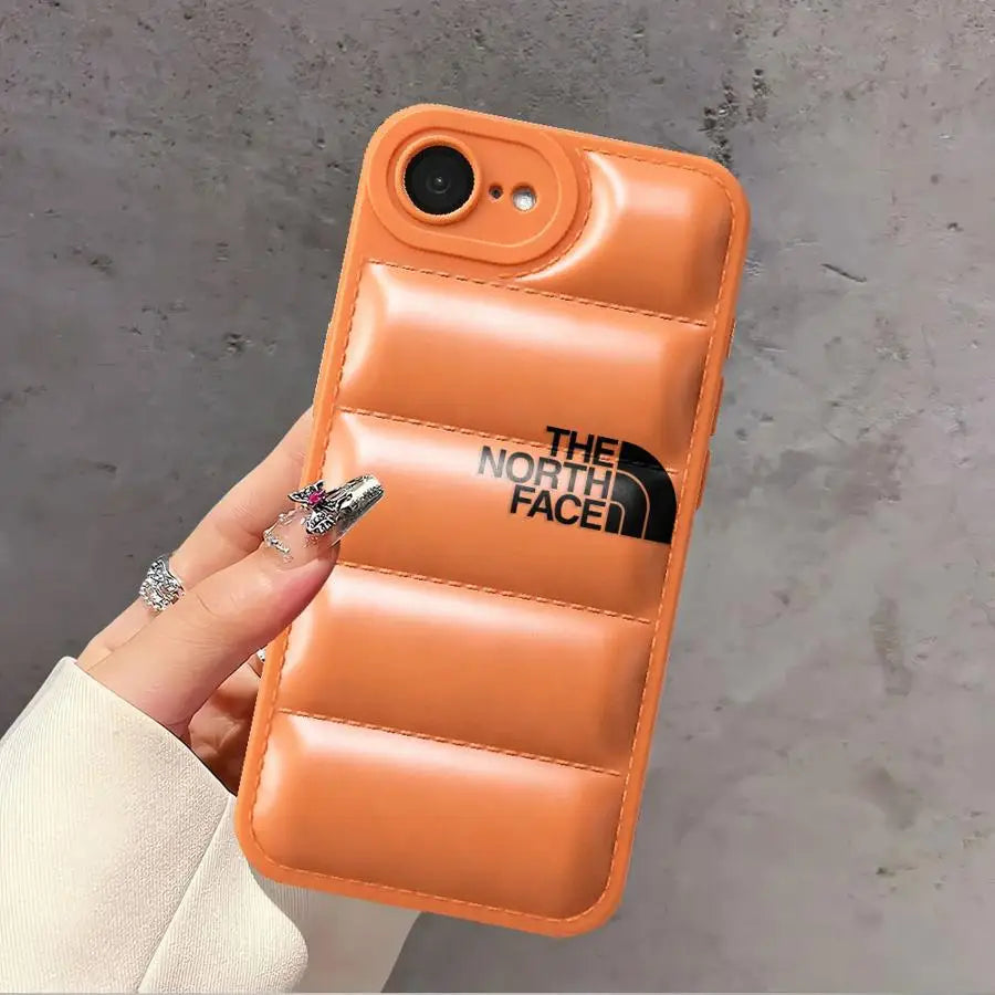 Phone Case For iPhone 17 16e 11 13 15 Plus 14 16 Pro Max Air 12 Down Jacket Cover Snow Mountain Highway North
