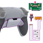 eXtremeRate Back Paddles Programable RISE V3 Remap Kit for ps5 Controller BDM-030/040/050, Upgrade Board Back Shell Back Button