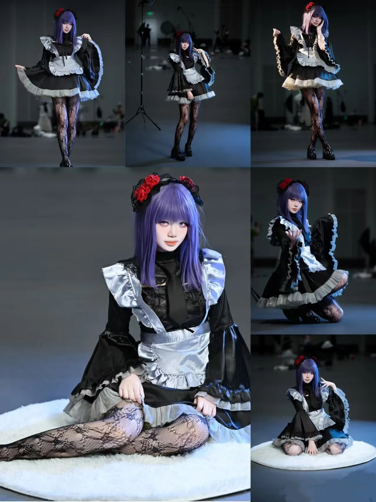 Anime My Dress Up Darling Marin Kitagawa Cosplay Costume Maid Cosplay Dress Halloween Kitagawa Marin Kuroe Shizuku Full Set