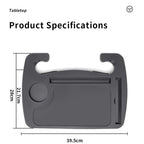 Car Steering Wheel Tray With Car Gap Filler Organizer Food Tray For Eating In Car Laptop Desk Travel Car Interior Accessories