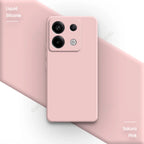 Original Square Liquid Silicone Phone Case for Xiaomi Poco X6 PocoX6 Pro 5G Lens Protection Soft Couples Cover Thin Fundas Coque