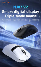 Ajazz AJ139 V2 MC Wireless Gaming Mouse Magnetic Charging Base with Anti Slip Adhesive PAW3311 Sensor Tir Mode Office Mouse