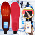 Electric Heated Insoles Anti Stress Safe Foot Warming Pad APP-Controlled Cut-to-Fit for Winter Outdoor Camping Skiing Shoe Pads