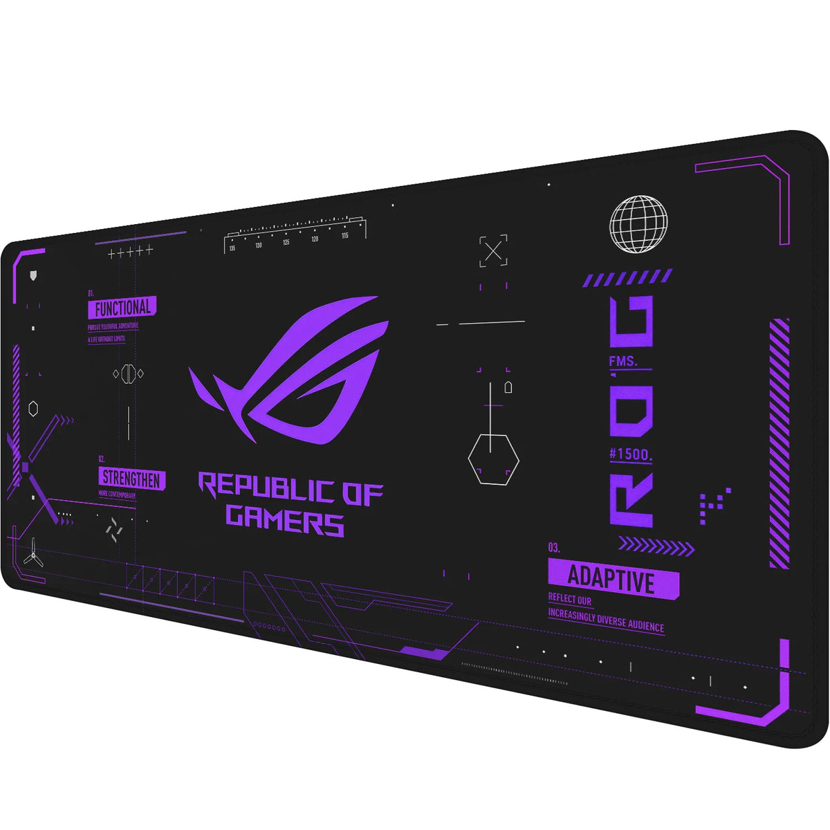 Extended Gaming Mouse Pad | Non-Slip Rubber Base, Stitched Edges