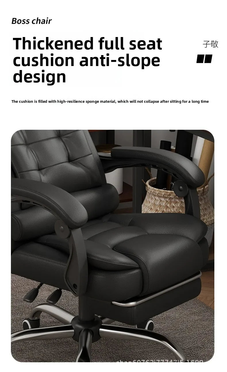 Multi-functional Computer chair Household comfortable boss chair Lifting swivel chair Recumbent back office chair