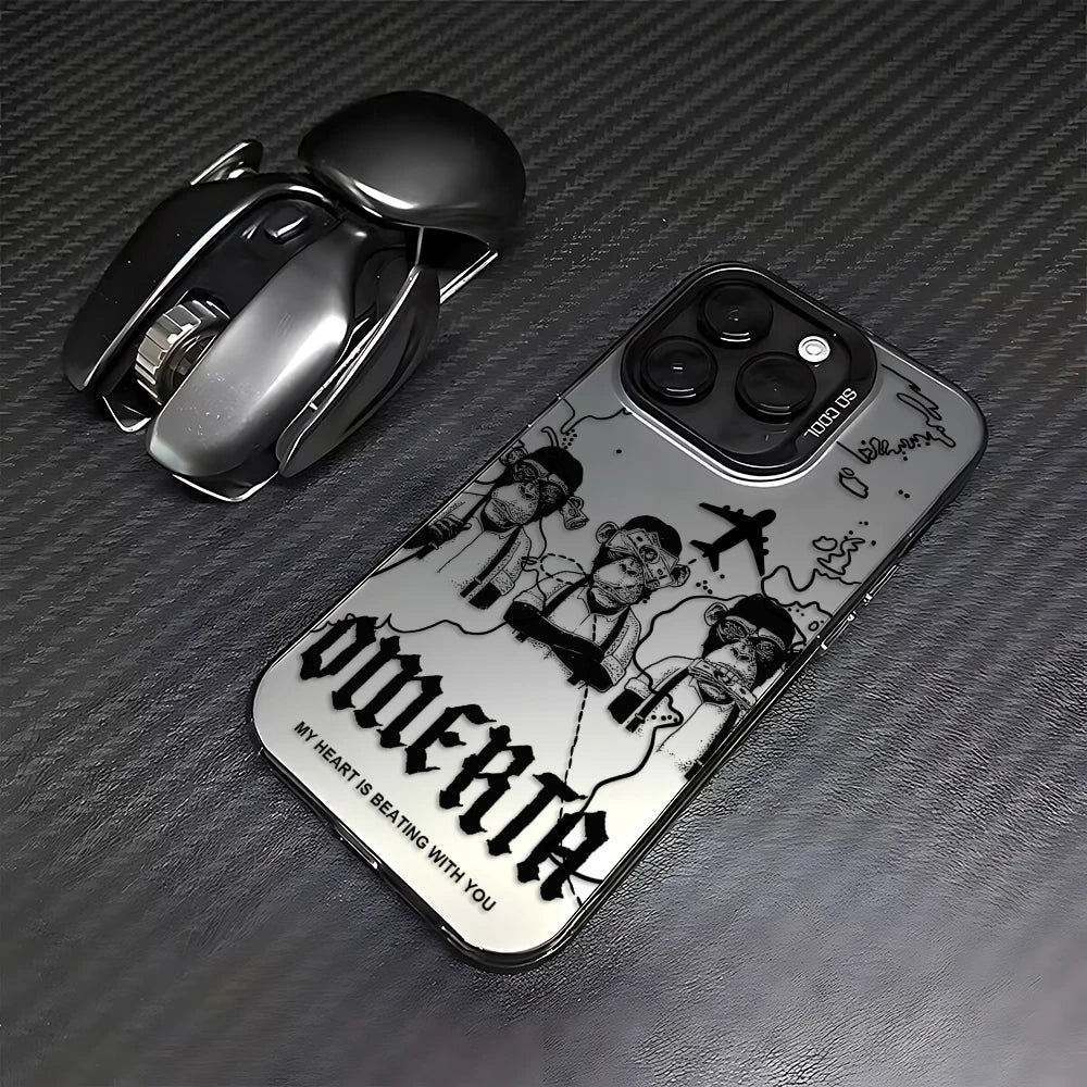 Fashion Omerta Phone Case For iPhone 17 16e 16 15 14 13 12 11 mini Pro Max X XR XSMAX 8 7 Air Plus Anti Fall Matte Back Cover