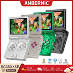 Anbernic RG35XXSP Flip Handheld Game Console 3.5'' IPS Screen Linux 64-bit 3300mAH E-book Support WiFi Streaming HD TV Out Gifts