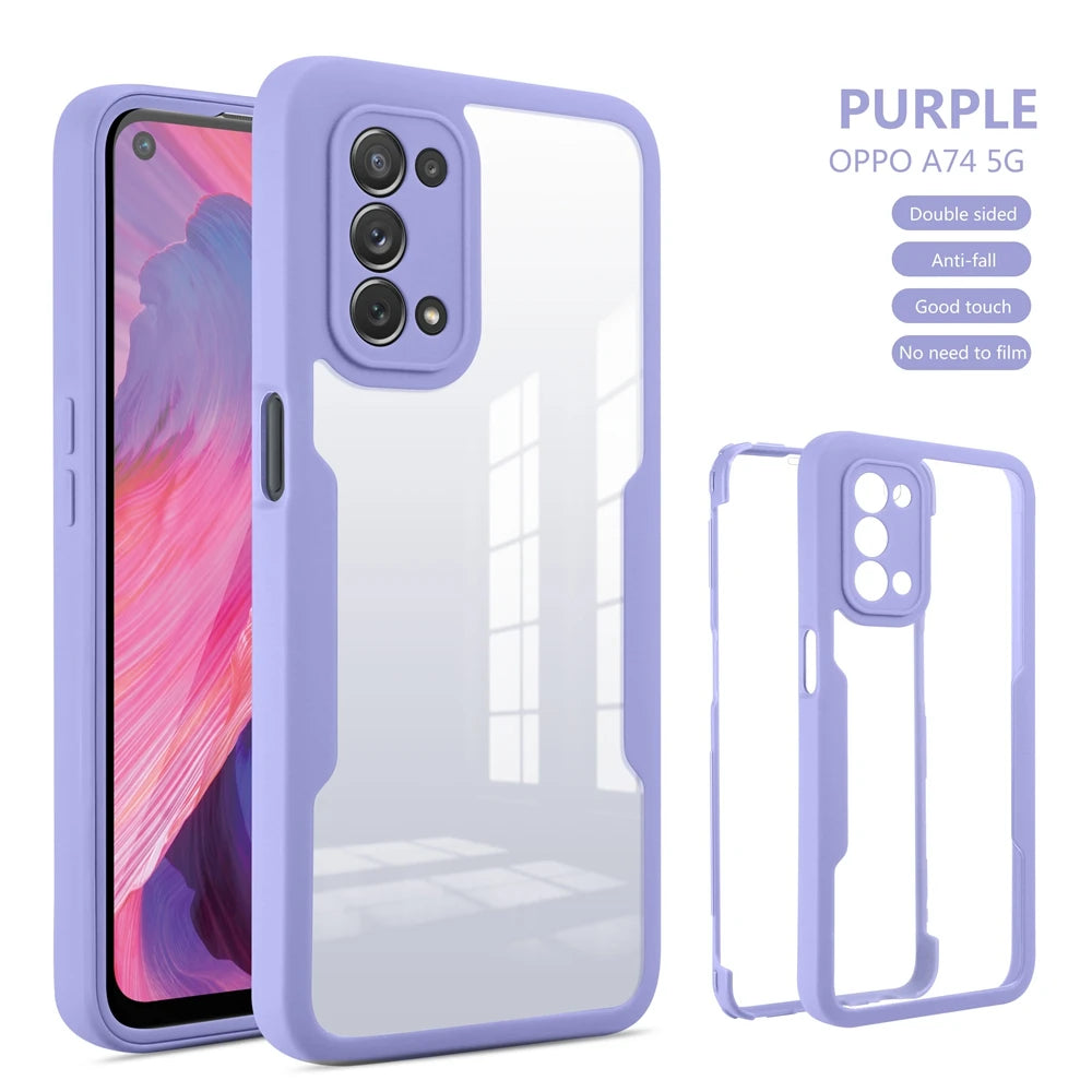 360 Full Body Case For Samsung A73 A72 A57 A56 A55 A54 A52 A37 A35 A34 A33 A32 A27 A25 A24 A17 A16 A15 A14 A13 A07 A06 A05 A04 S