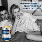 2PCS Men's L-Arginine Endurance Tribulus Terrestris Capsules Male and Female Supplements-Muscle Mass, Endurance and Vitality