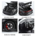 1:24 911 GT3 RS Alloy Sports Car Model Collection Ornament Toy Vehicle Diecast Miniature Voiture Boyfriend Gift