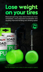 CYCLAMI Ultralight Bike TPU Inner Tube 700C 700 X 18 23 25 28 30 32 Road Bicycle TPU Material Tire 45mm 60mm Length French Valve