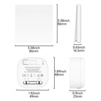 Self-powered Wireless Wall Switch No Battery Required 86Type RF433Mhz Waterproof Wall Switch