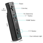 For Nintendo Wii/Will U Joystick 2in1 Wireless Remote Gamepad Controller Set Optional Motion Plus with Silicone Case Video Game