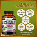Liver Cleanse Detox & Repair - with Artichoke, Dandelion, Liver & Kidney Health, Liver Cleanse, Detox & Repair