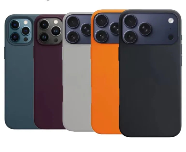 Luxury for Color Matte Case for iPhone 18 17 16 15 14 13 Pro Max 18 17 16 15 14 13 Soft Liquid Silicone Ultra Slim Cover