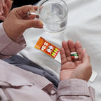 Weekly Travel Pill Organizer, Daily Cute Pill Box 7 Day, Small Pill Case Holder To Vitamins, Supplements, Pretty Medicine Box