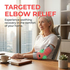 Red Light NIR Elbow Brace With Vibration Heating Massager For Joint Pain Relief