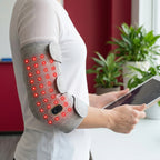 Red Light NIR Elbow Brace With Vibration Heating Massager For Joint Pain Relief