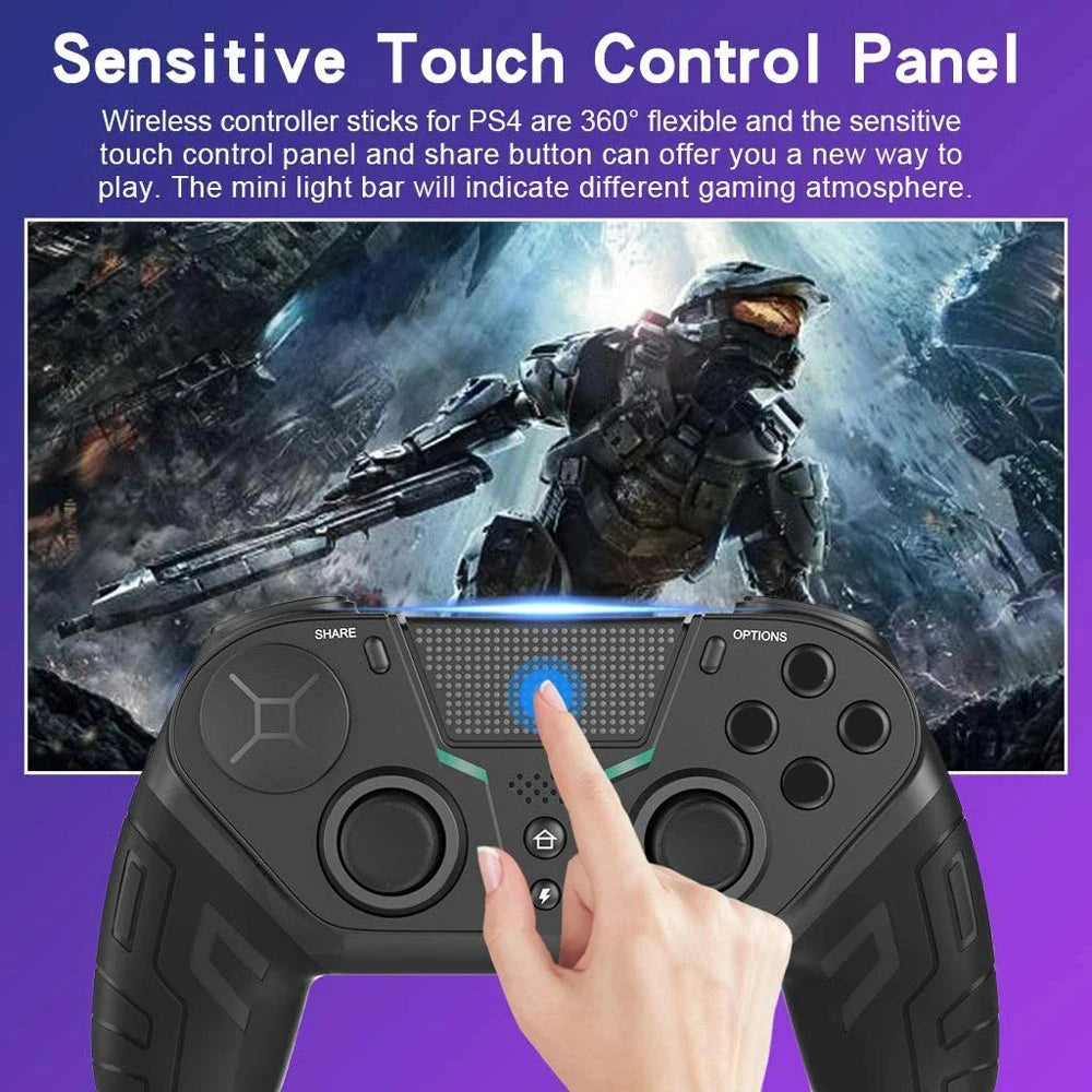 Mando Controlador PS4 PS3 PS Playstation 4 3 PC Control Inalámbrico Bluetooth Móvil Android TV Gamepad Gaming Joystick Teléfono
