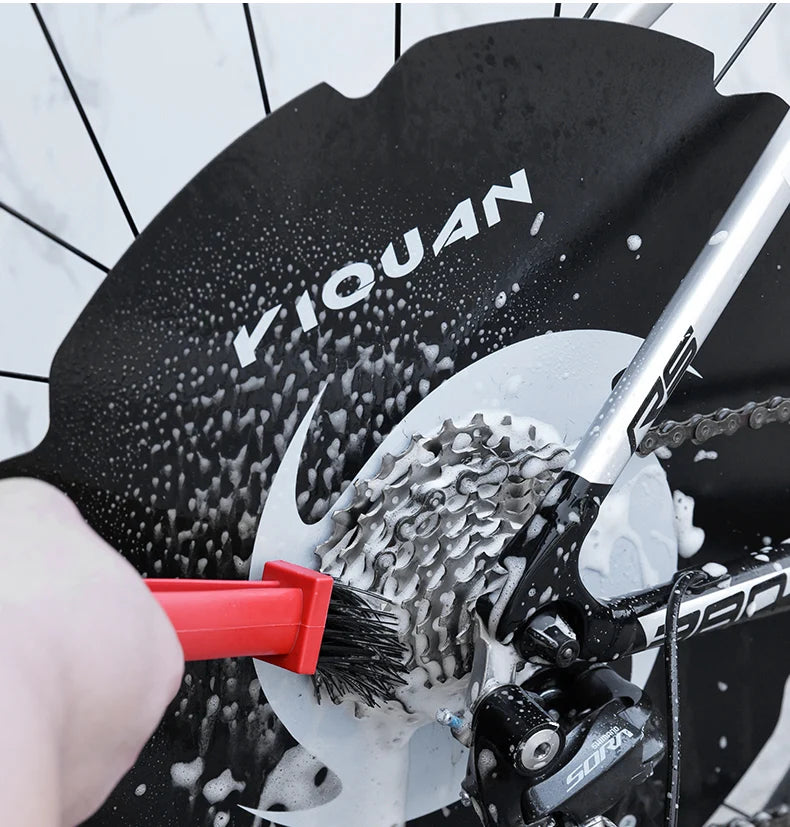 Anti-fouling Motorcycle Washing Disc Brake Cleaning Protection Cover Ultralight Bicycle Washing Disc Guard Bike Accessories