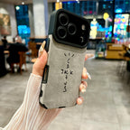 Microfiber Leather phone case for iphone 17 16 15 14 plus 13 12 11 pro max 16E AIR cover Luxury funda hip-hop streetwear cases
