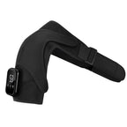 Electric Heating Shoulder Vibration Massager Heated Back Shoulder Brace LED Display Massage Support Belt Strap Arm Muscle Relaxation