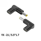 20V100W Laptop Power Adapter Connector DC Plug USB Type C Female to DC Male Jack Converter for Hp Dell Asus Acer Lenovo Notebook