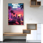 Hot Game G-Gta 6 Poster Paper Print Home Living Room Bedroom Entrance Bar Cafe Art Painting Decoration
