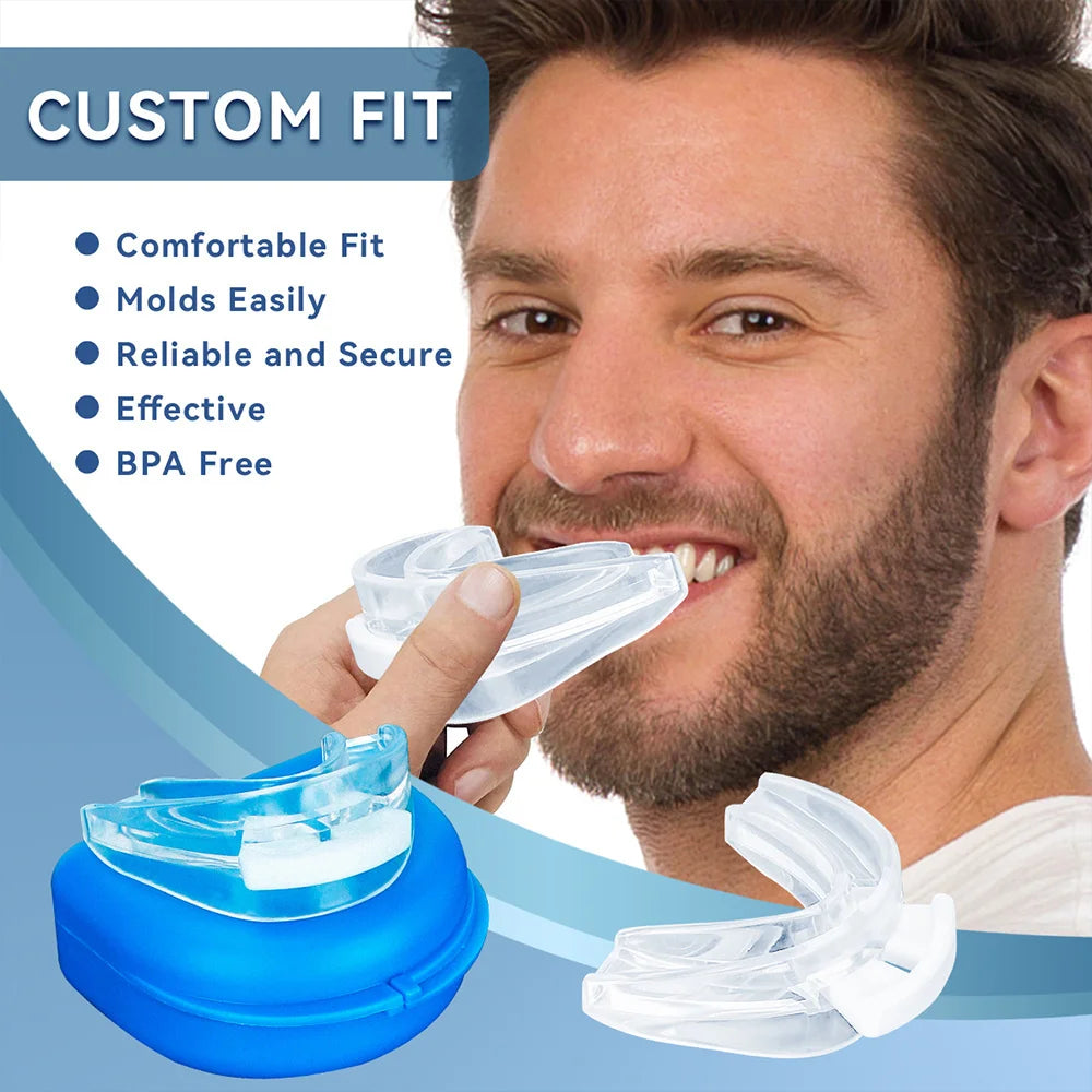 Adjustable Anti Snoring Mouth Guard Dental Sleep Aid For Comfortable Rest