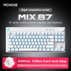 Mchose Mix87 Magnetic Swtich Keyboard Wired Gaming Keyboard 8K+256K Esport 0.08ms Low Latency E-Sports Custom Gamer Accessories