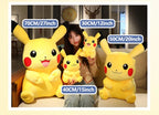 Large Original Pokemon Pikachu Stuffed Plush Toys Plushie Soft Animal Kawaii Anime Doll Throw Pillow Birthday Gift For Kids Baby