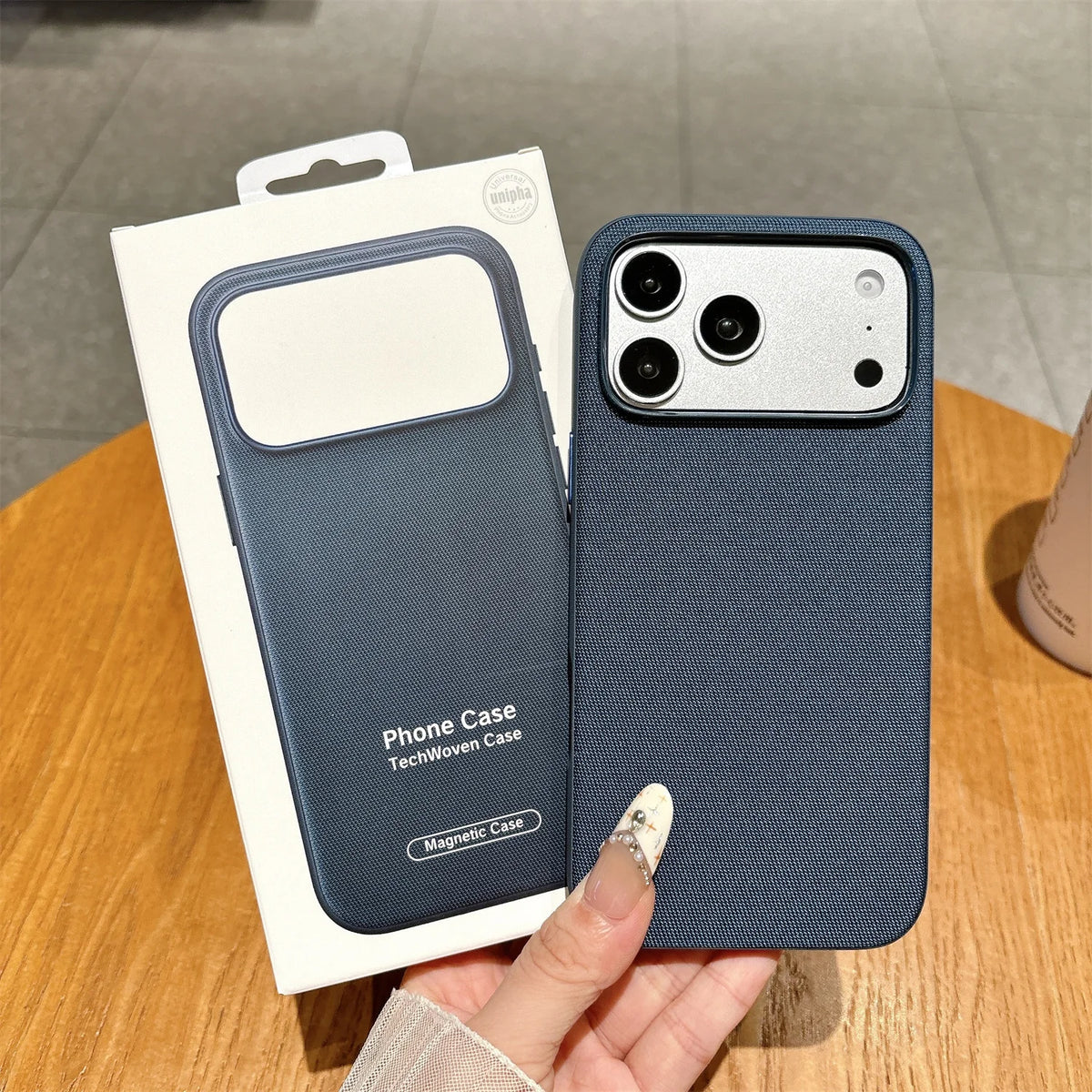 Original Tech Woven for Magsafe Case for Iphone 18 17 16 15 Plus 14 13 12 11 Pro Max TechWoven Magnetic Wireless Charging Cover
