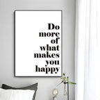 Minimalist Text Inspirational Poster Wall Art Print Poster Decorative Mural Home Decor Gift Unframed