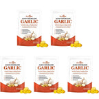 Googeer Aged Odorless Garlic Softgels with CoQ10 Ubiquinol Vitamin K2 (MK-7) for Circulation & Cholesterol Support 60 Softgels