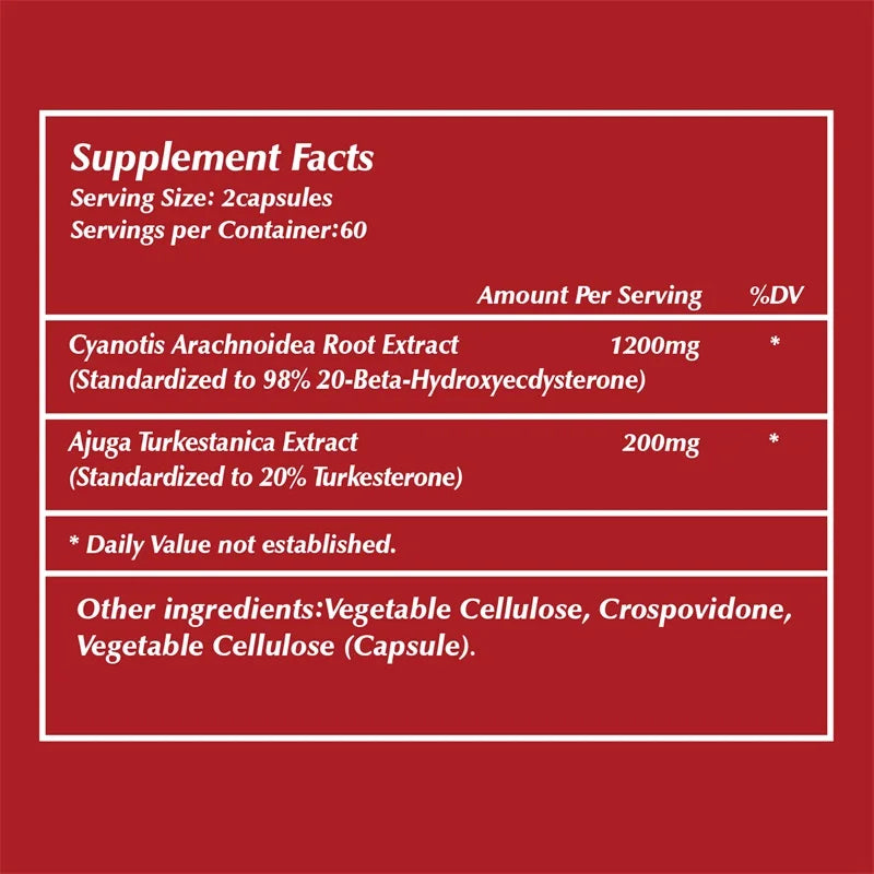 Beta Ecdysterone and Turkesterone Supplements - Increase Muscle Mass, Improve Athletic Performance and Strength