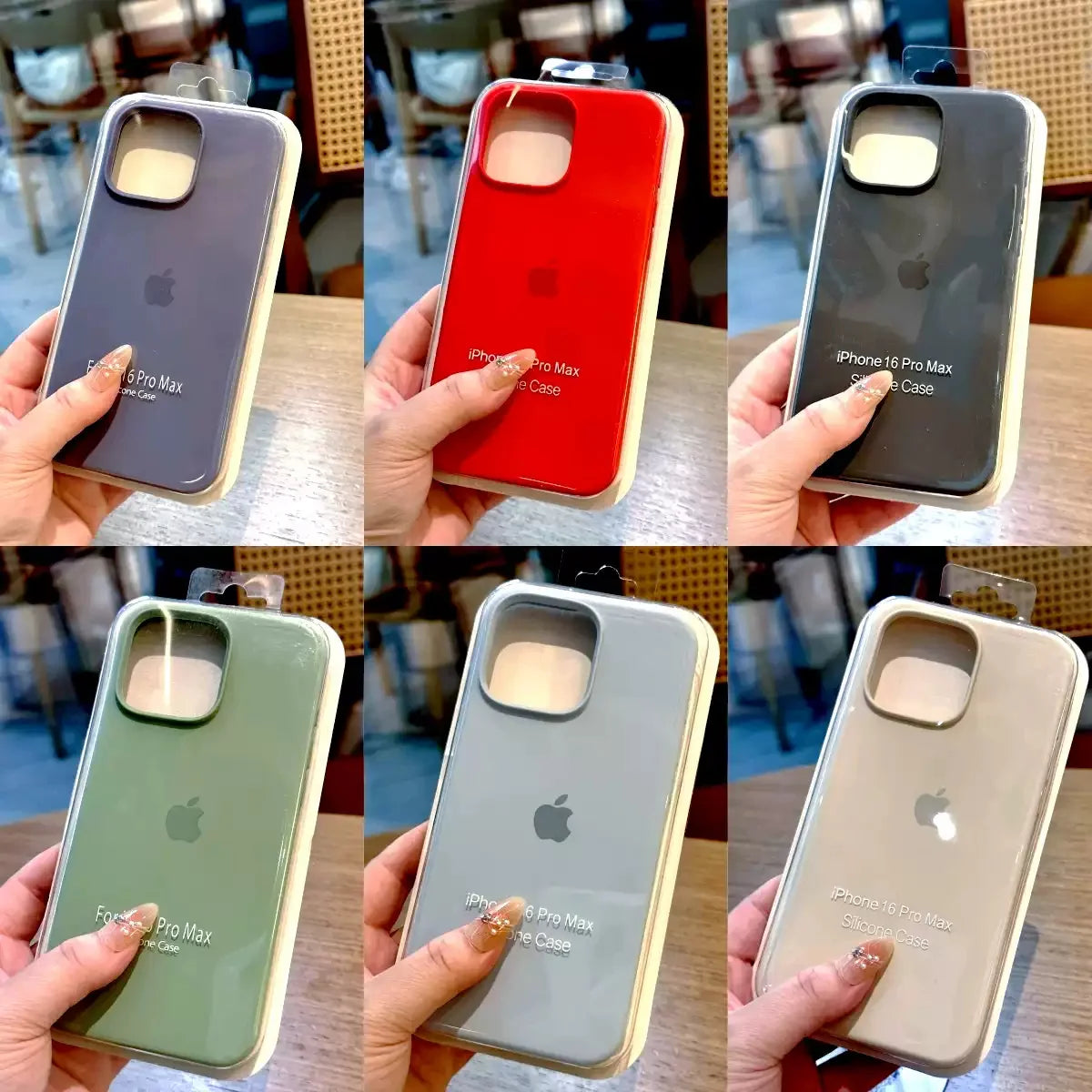 Matte Liquid Silicone Protective Case For Apple iPhone 17 16 15 14 13 12 Pro Max Soft Shockproof Anti-Scratch Slim Phone Cover