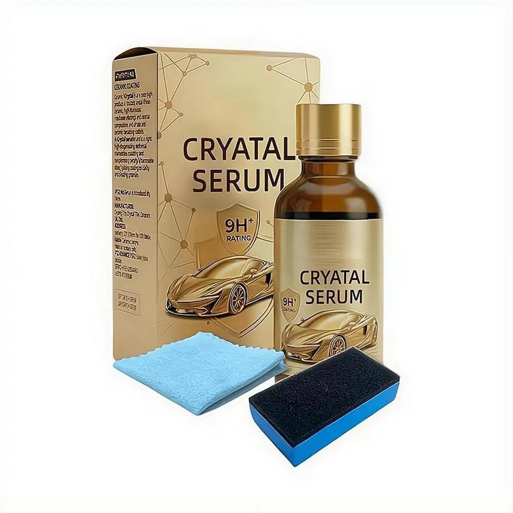 9H Ceramic Coating Kit for Car 100ml Graphene Crystal Serum Hydrophobic Anti Scratch High Gloss Paint Protection DIY