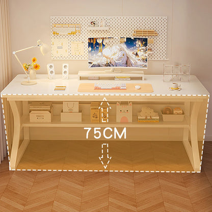 80x50cm Gaming Desk Metal Frame Modern Home Office Table Study Writing Desk Workstation Work Table for Bedroom Office Gaming Room
