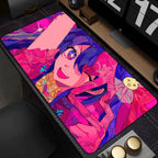 Gaming Accessories Mause Pads Oshi No Ko Hoshino Ai Computer Mouse Pad Carpet Kawaii Girl Deskmat Keyboard Pads коврики для мыши