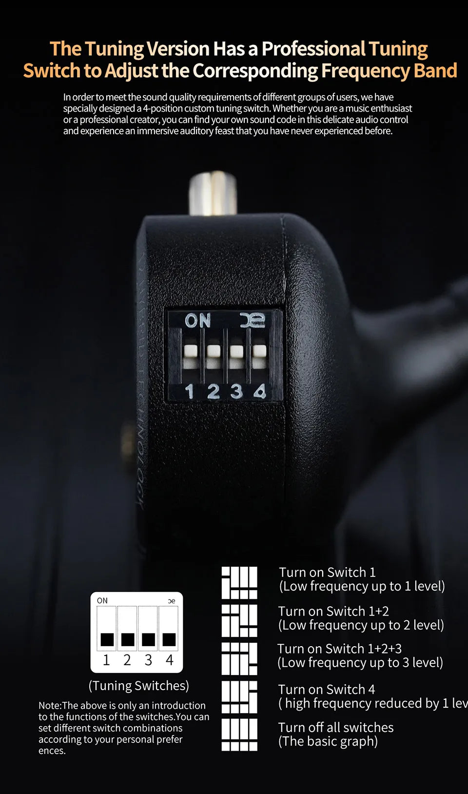 KZ ZS12 Pro X Metal Hybrid Earphones with Adjustable Bass Tuning
