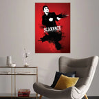 America Film Scarface Thriller Poster Home Room Decor Livingroom Bedroom Aesthetic Art Wall Painting Stickers