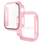 Tempered Glass+Cover For Apple Watch 11 10 9 8 7 46mm 42mm PC Bumper Screen Protector Case iWatch Series 7 6 5 4 SE3 44 40 45mm