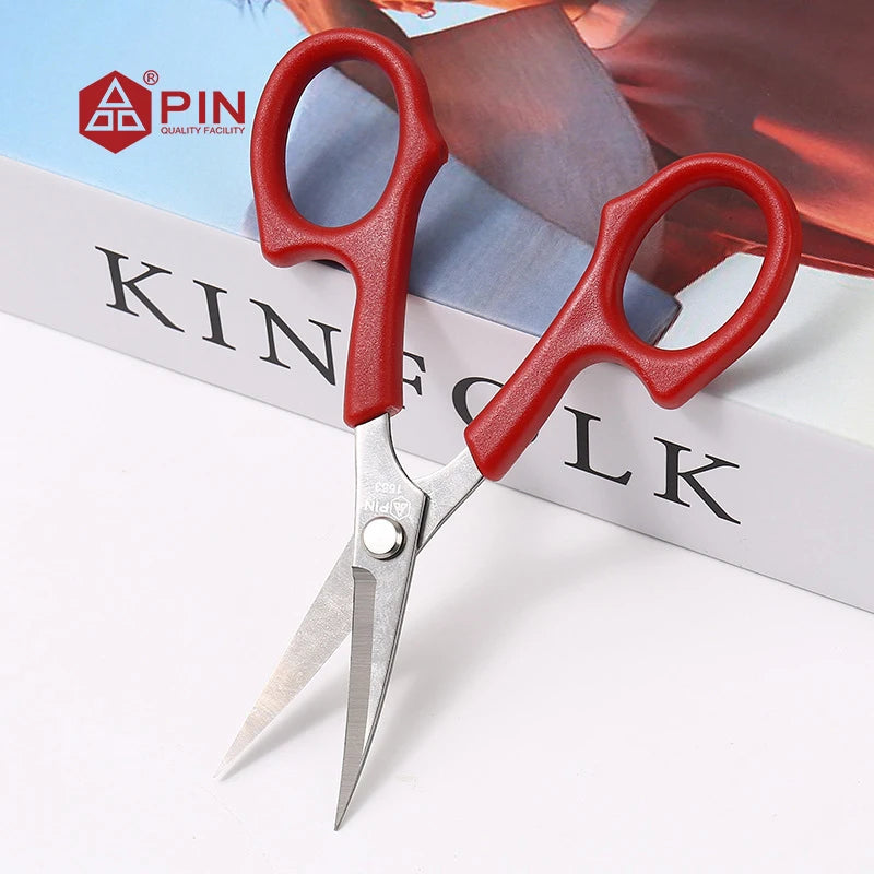 PIN 13cm/5.12inch Stainless Steel Embroidery Scissors - 2 Styles (Straight & Curved Head) for Sewing & Crafts Sewing Scissors