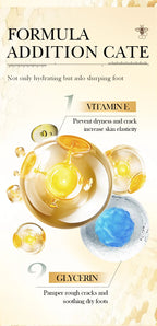 Vitamin E Foot Mask Manuka Honey Nourishing Long-lasting Moisturizing Hydrating Exfoliating Remove Dead Skin Foot Skin Care
