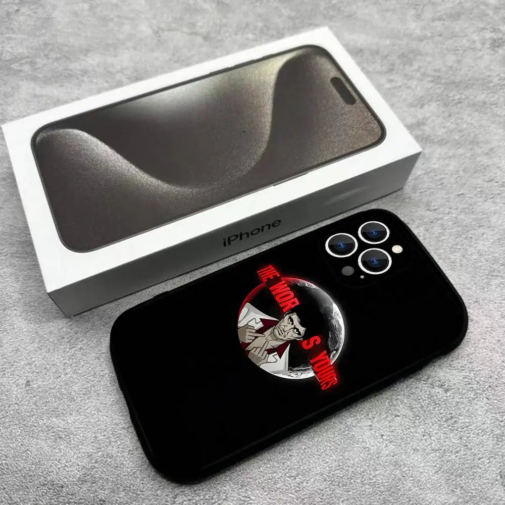 S-Scarface 1983 Film Phone Case For iPhone 17,16,15,14,13,12,Pro,Max,Plus,E,SE4,Air,Mini Black Soft Box