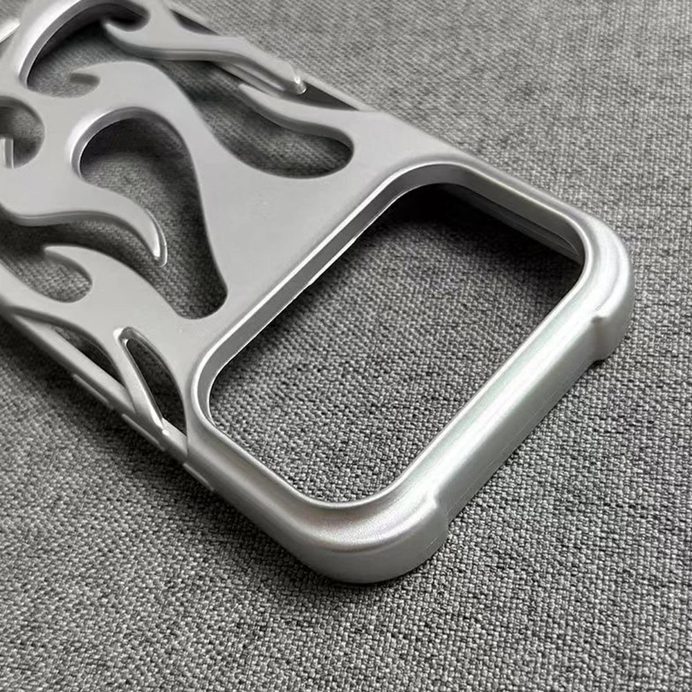 Flame Pattern Anti Drop TPU Phone Case for iPhone 17 16 15 14 Pro Max